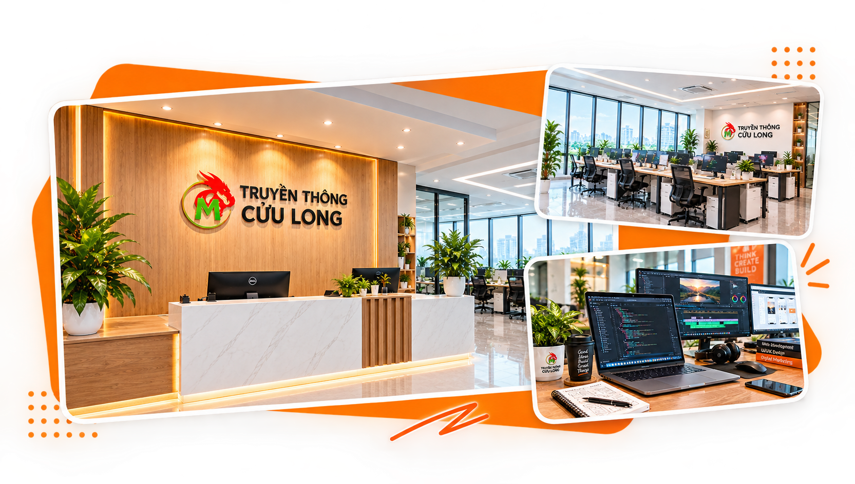 Không gian sáng tạo và đội ngũ Truyền Thông Cửu Long