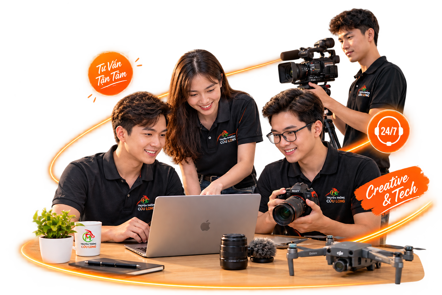 Đội ngũ tư vấn & media chuyên nghiệp - Truyền Thông Cửu Long