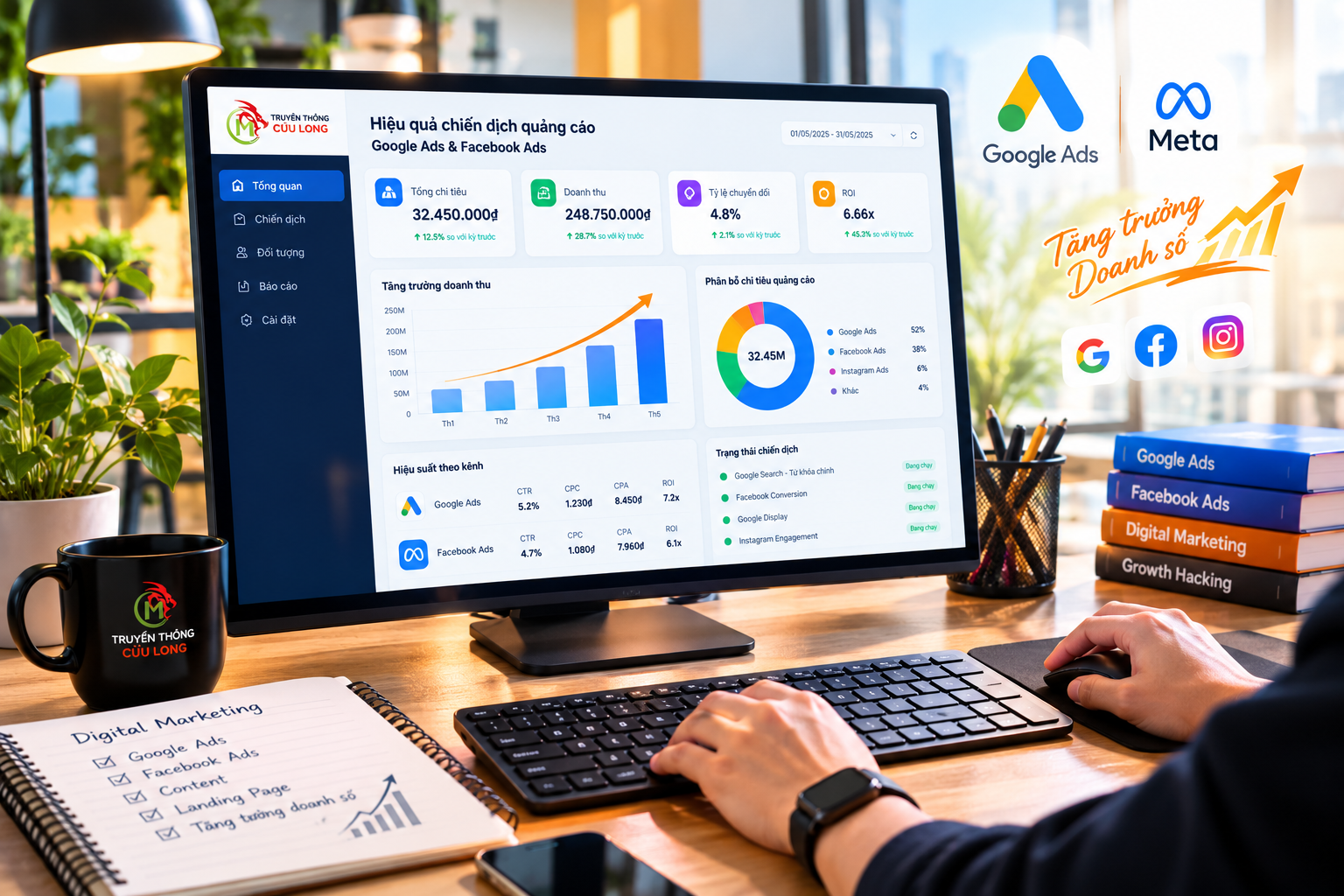 Quảng Cáo Google Ads & Facebook