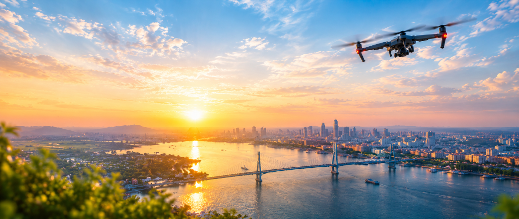 Flycam thực tế dự án Cửu Long Media