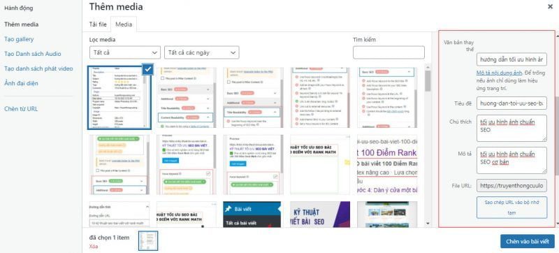 tối ưu hình ảnh chuẩn SEO