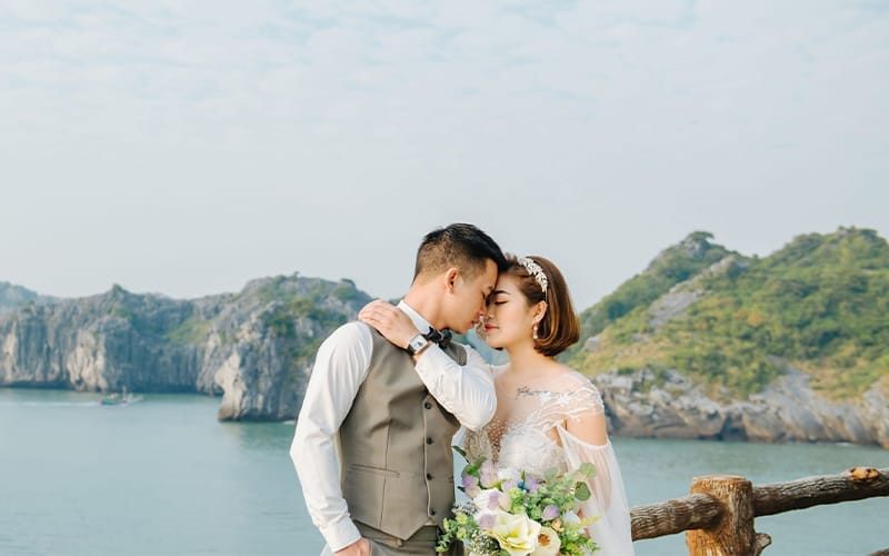 Chụp ảnh cưới tại đảo Cát Bà