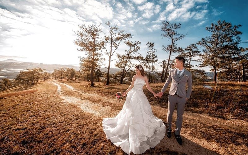 Chụp hình cưới ngoại cảnh ở Đa Lạt