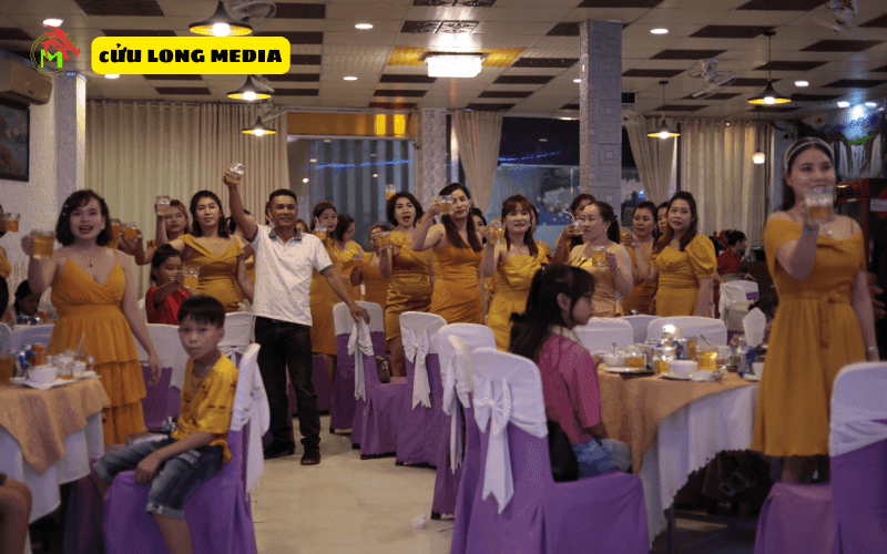 quay chụp gala dinner giúp gắn kết nội bộ