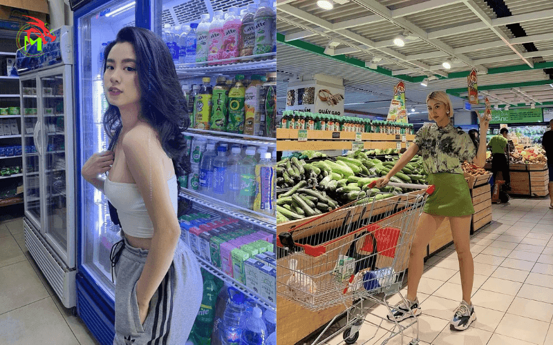 Chụp ảnh trong siêu thị