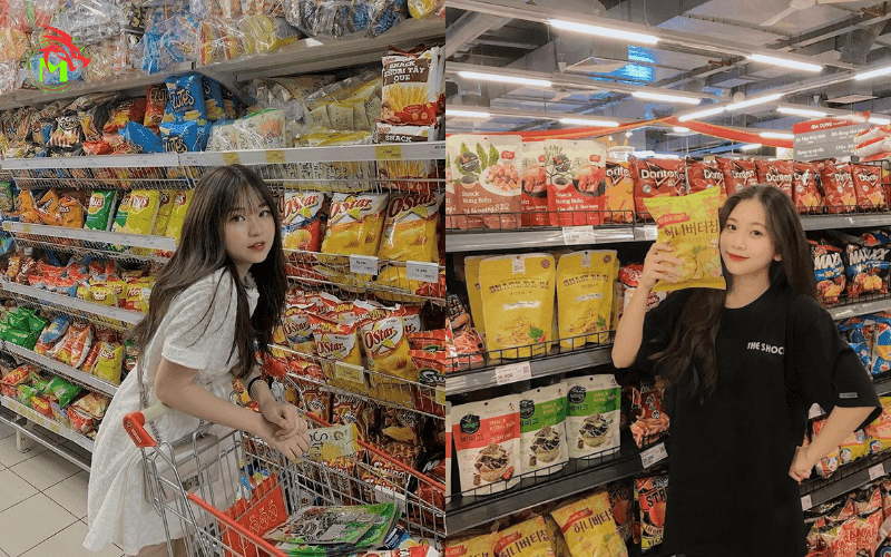 Chụp ảnh trong siêu thị