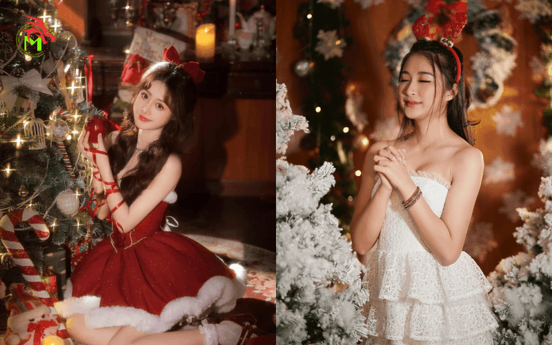 Chụp ảnh concept noel