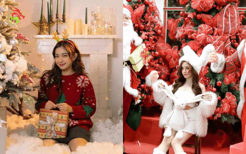 Chụp ảnh concept noel