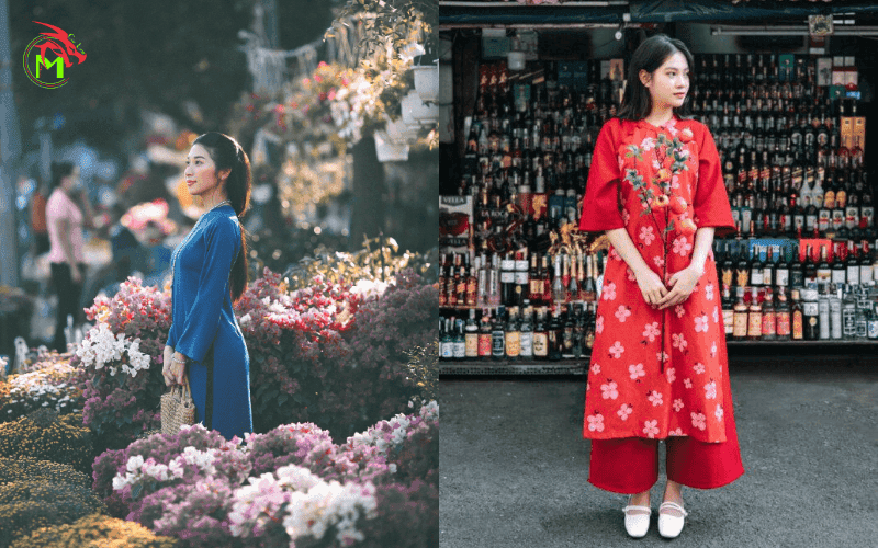 Chụp ảnh tết vintage