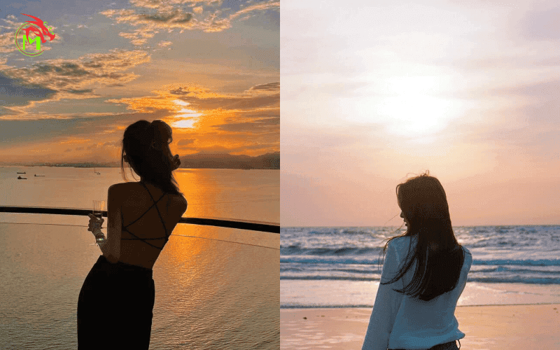 Tạo dáng chụp ảnh quay lưng