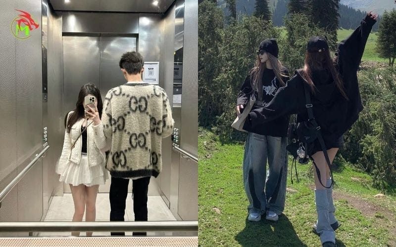 Tư thế tạo dáng chụp ảnh cho 2 người
