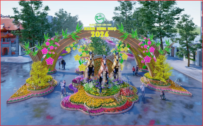 Chụp Ảnh Tại Đường Hoa Cần Thơ (Cập Nhật 2026): Bắt Trọn Khoảnh Khắc Xuân Yêu Thương