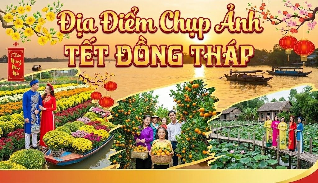 6+ Địa Điểm Chụp Ảnh Tết Đồng Tháp 2026 Đẹp Nhất