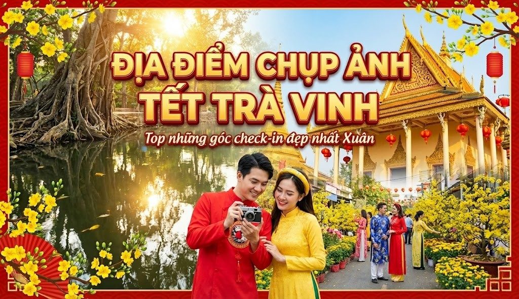 Những Địa Điểm Chụp Ảnh Tết Trà Vinh Siêu Đẹp Mà Bạn Thể Bỏ Qua