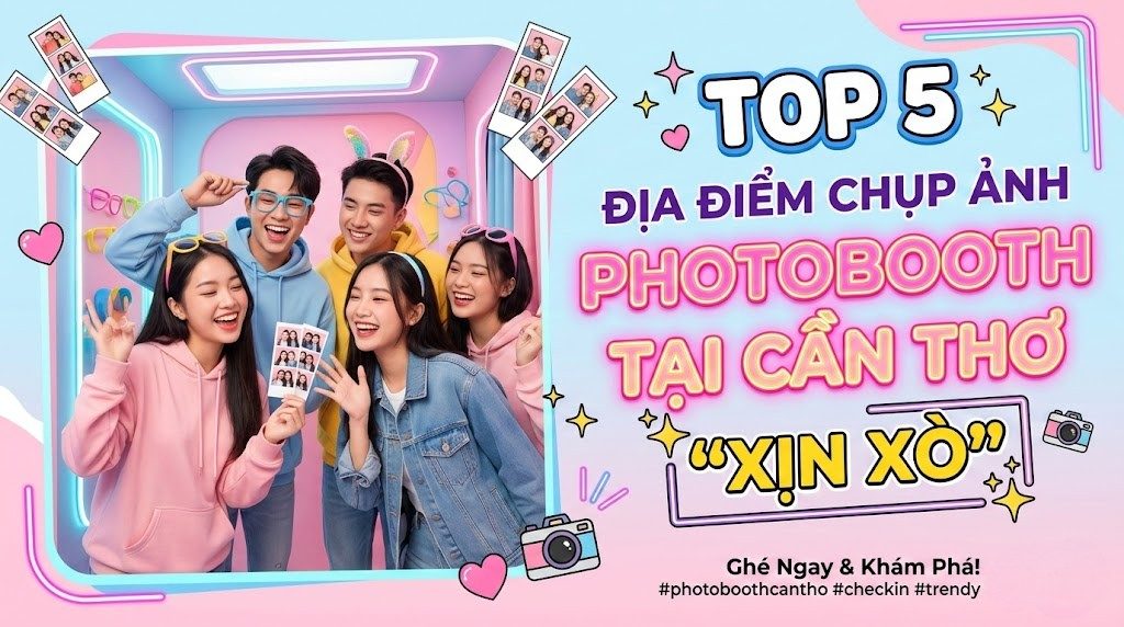 Top 5 Địa Điểm Chụp Ảnh Photobooth Cần Thơ "Xịn Xò" Nhất Hiện Nay