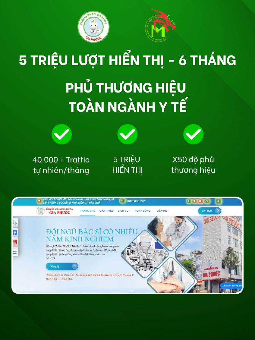 Dự án website đa khoa gia phước