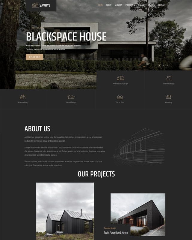 thubnail template bds savode servicepage