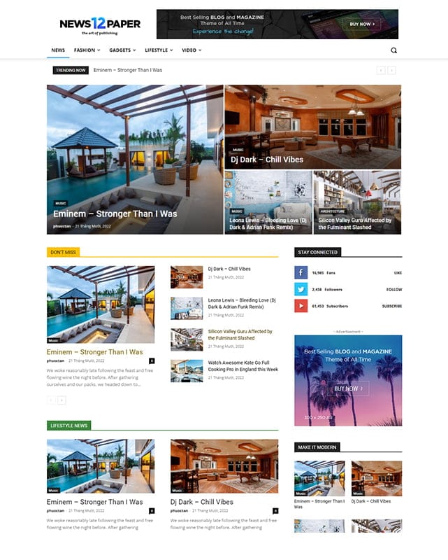 thumbnail template website blog new newpaper