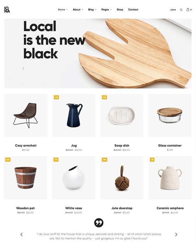 thumbnail template website dogiadung lona