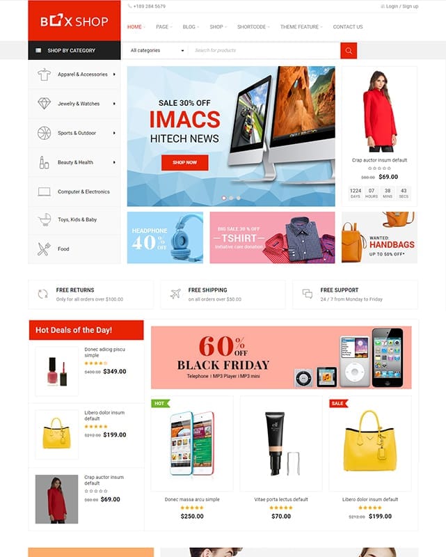 thumbnail template website houseware