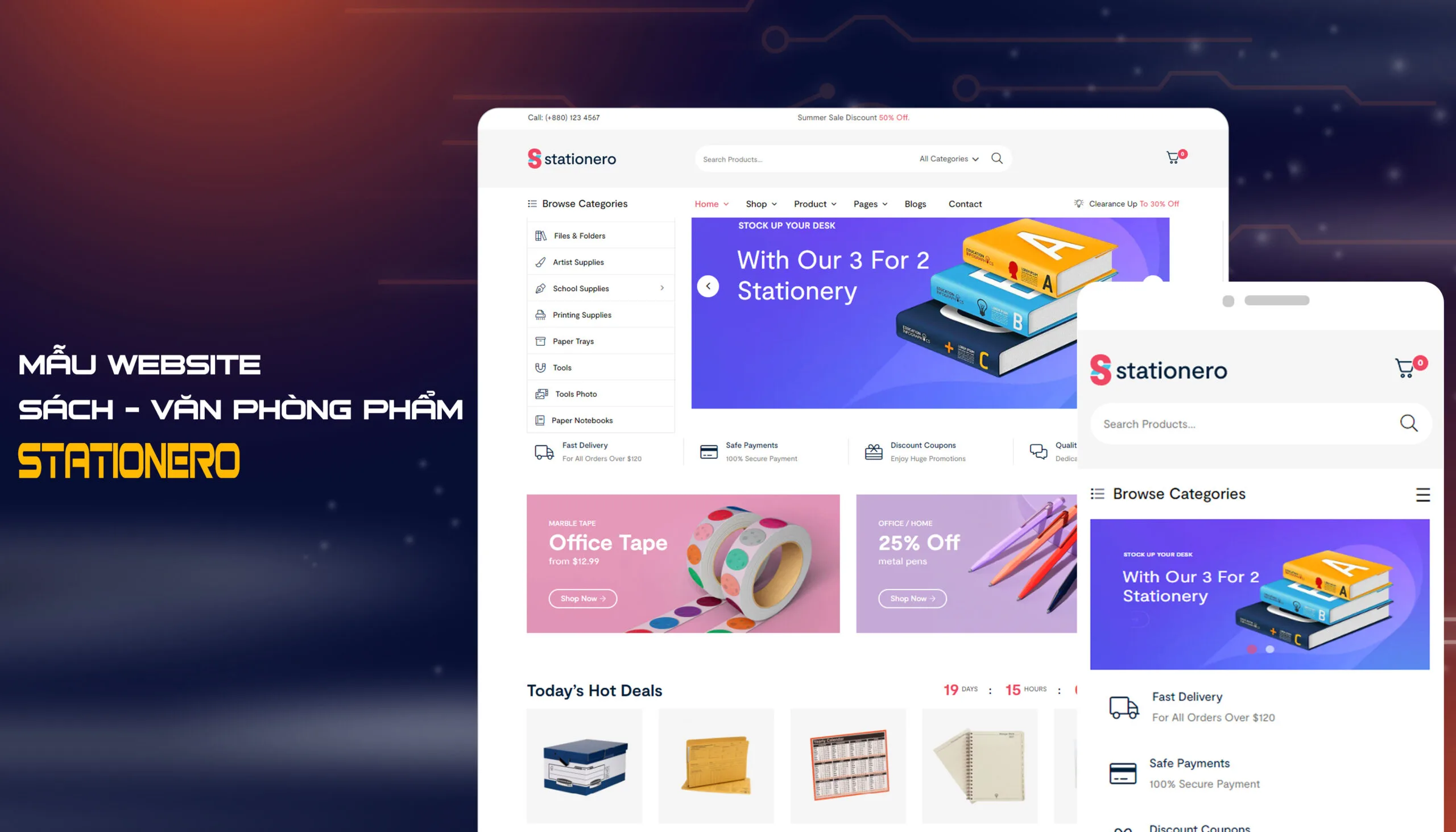 template website bookstore stationero hinh 1 scaled
