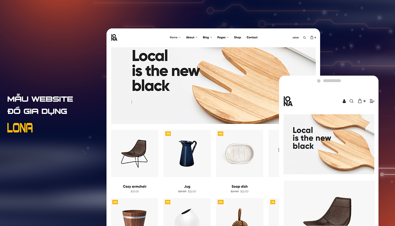 template website dogiadung lona hinh 1