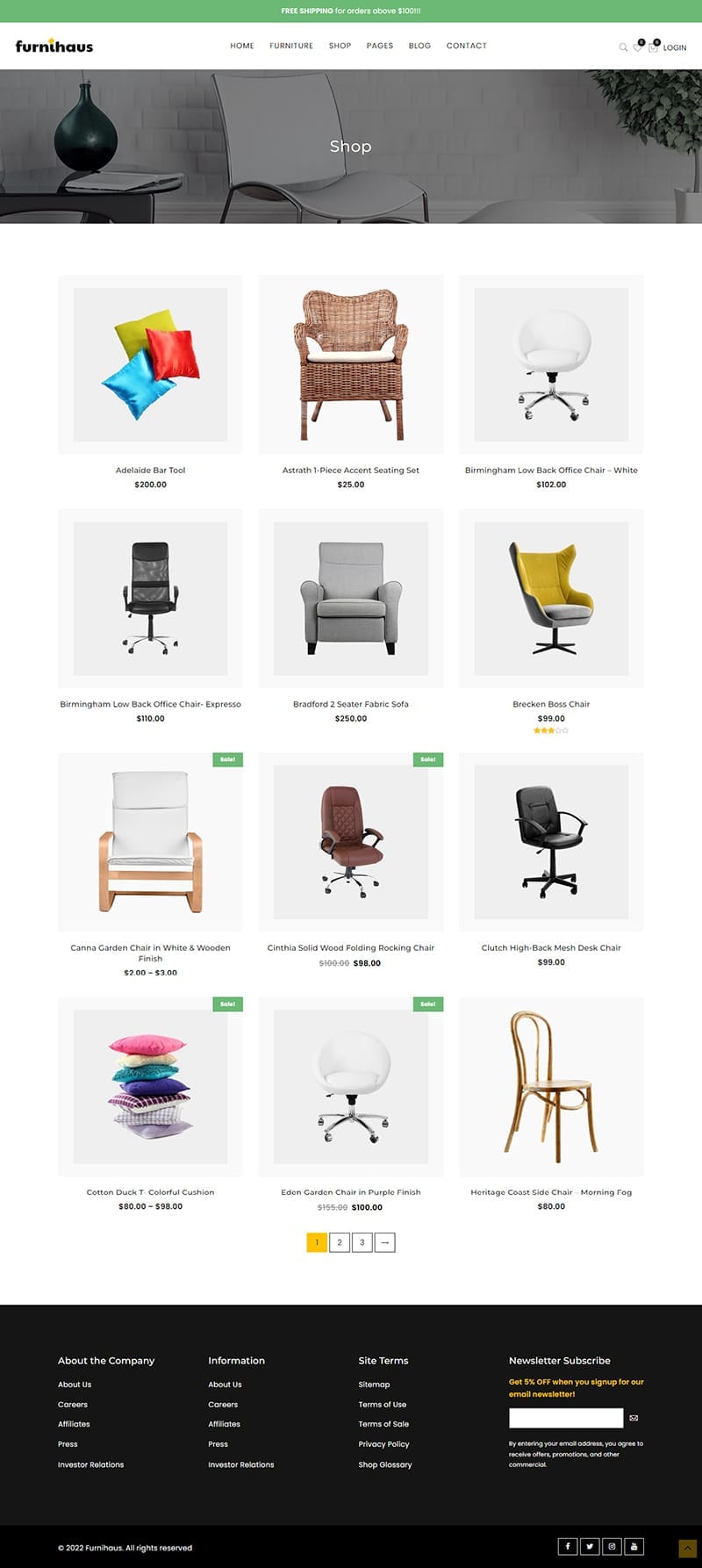 template website noithattrangtri furnihaus shop