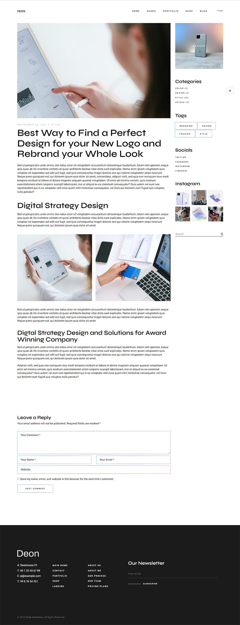 template website technology deon hinh 7