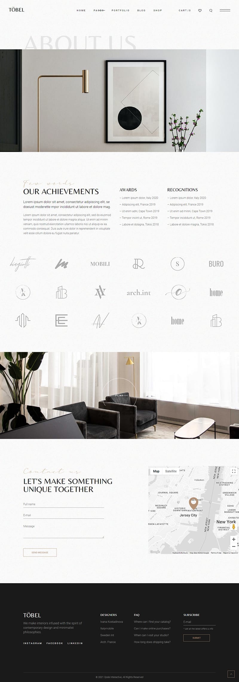 template website trangtrinoithat tobe aboutpage