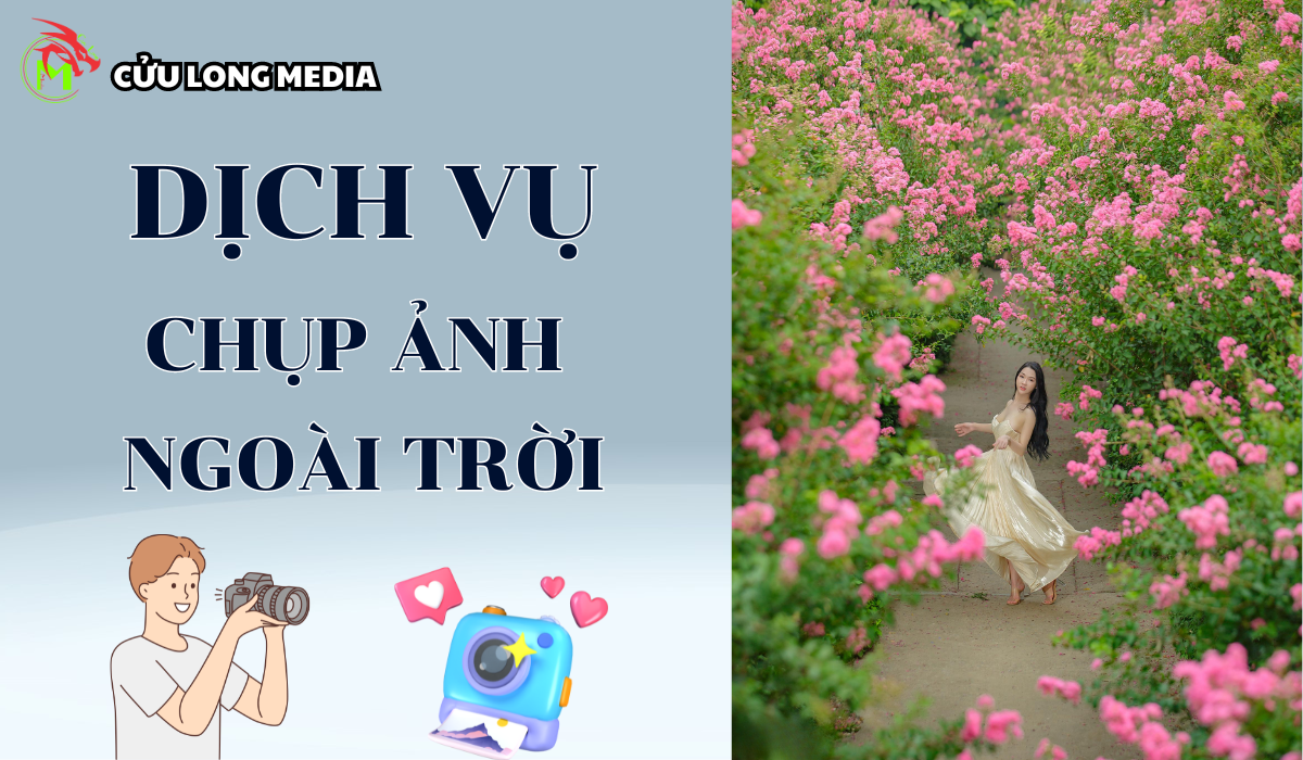 Dịch vụ chụp ảnh ngoài trời tại Cần Thơ