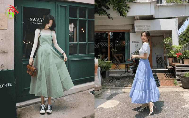 Cách tạo dáng chụp ảnh đẹp khi mặc váy xòe