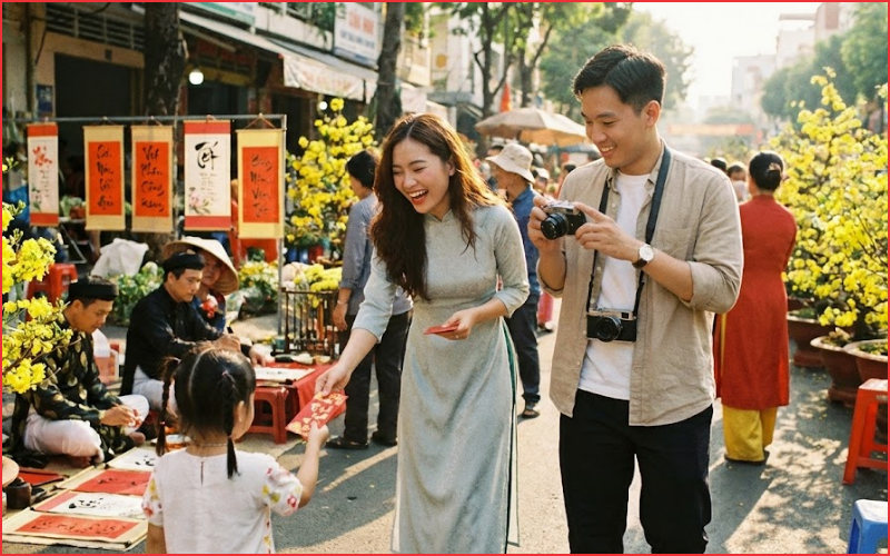 Concept chụp ảnh tết xưa