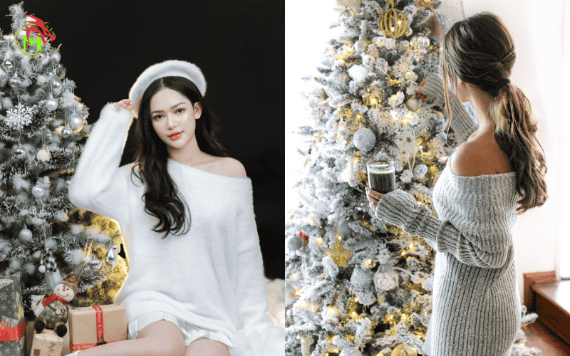Những kiểu chụp Noel đẹp: Bắt trọn khoảnh khắc giáng sinh lung linh 2 Những kiểu chụp noel đẹp