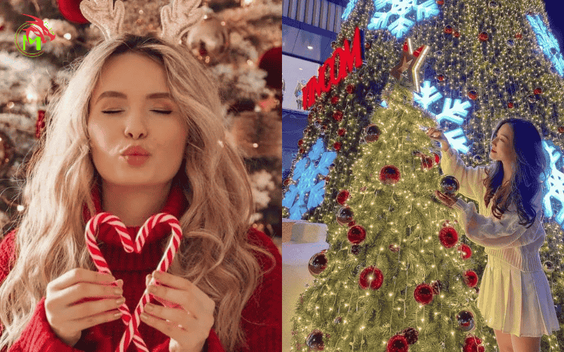Những kiểu chụp Noel đẹp: Bắt trọn khoảnh khắc giáng sinh lung linh 3 Những kiểu chụp noel đẹp
