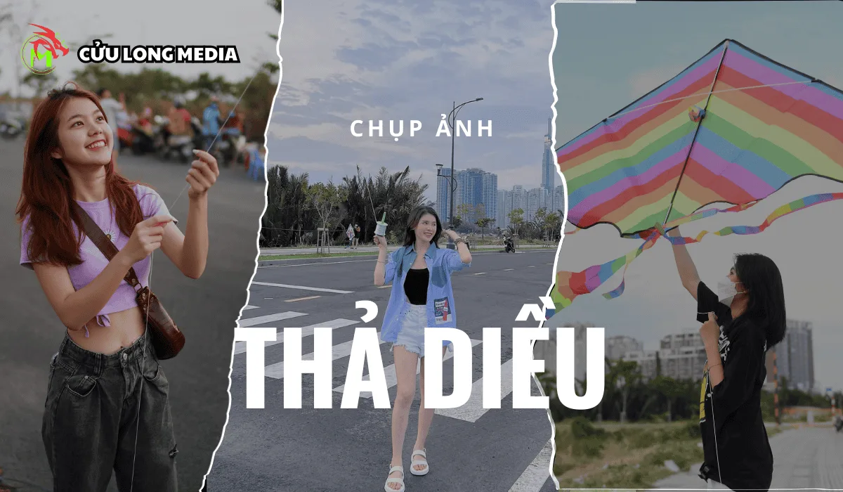 Tạo dáng chụp ảnh diều đẹp