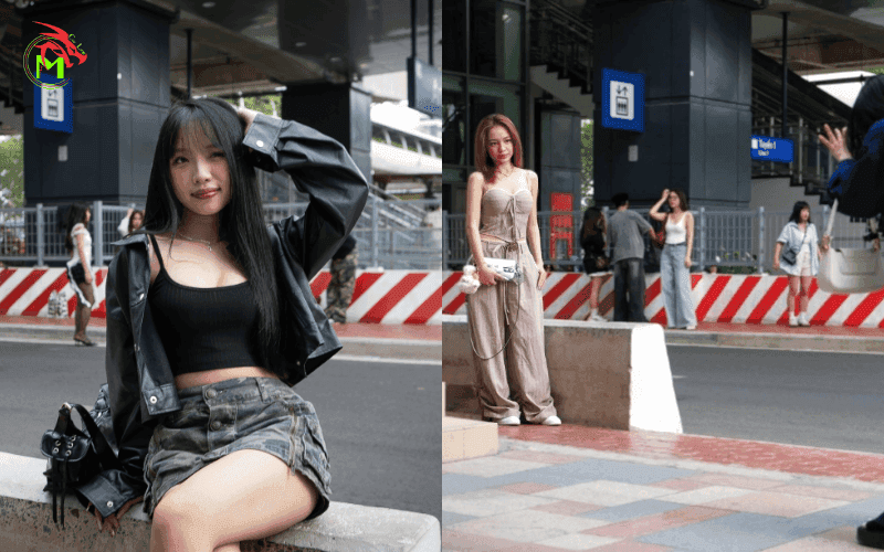 Chụp ảnh ga metro an phú