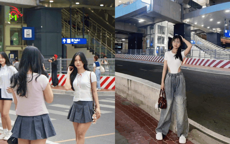 Chụp ảnh ga metro an phú