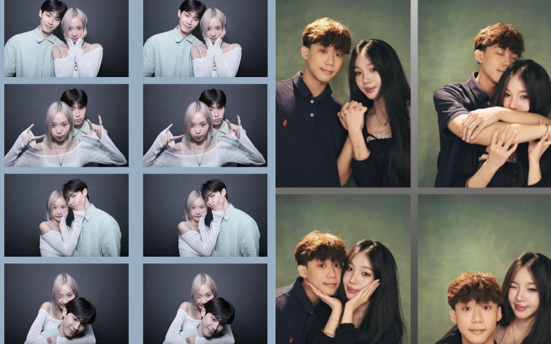1001+ Cách Tạo Dáng Chụp Ảnh Photobooth "Cực Cuốn" (2026) 4 Tạo dáng chụp ảnh photobooth cặp đôi