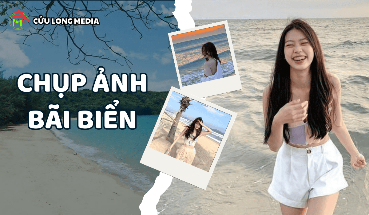 Tạo dáng chụp ảnh bãi biển