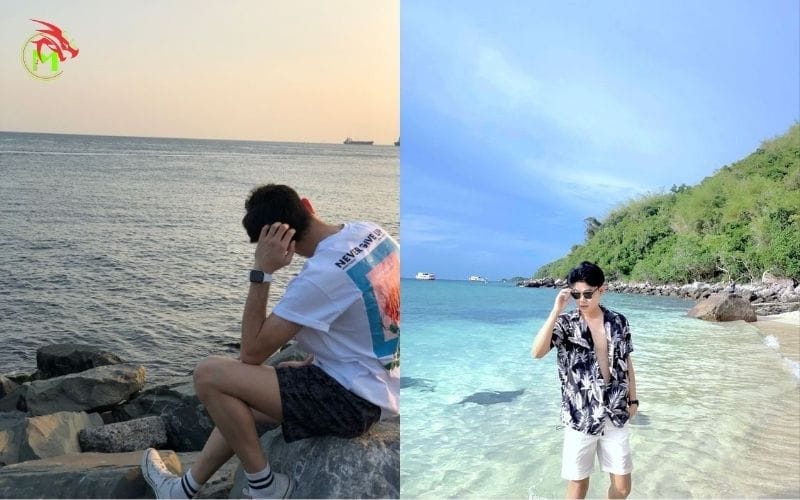 Bí Kíp "Sống Ảo" Đỉnh Cao: Hướng Dẫn Tạo Dáng Chụp Ảnh Đi Biển Cho Nam Tự Tin, Cuốn Hút Mọi Ánh Nhìn 2 Tạo dáng chụp ảnh đi biển cho nam
