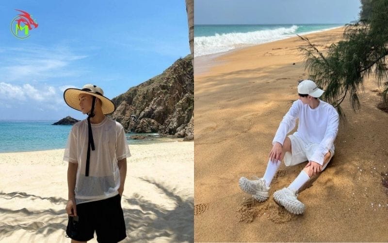 Bí Kíp "Sống Ảo" Đỉnh Cao: Hướng Dẫn Tạo Dáng Chụp Ảnh Đi Biển Cho Nam Tự Tin, Cuốn Hút Mọi Ánh Nhìn 4 Tạo dáng chụp ảnh đi biển cho nam