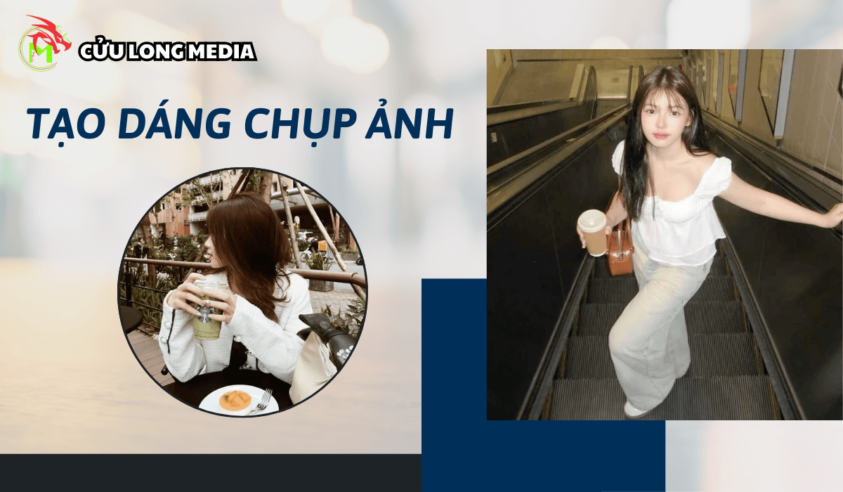 Cách tạo dáng chụp ảnh cầm ly nước