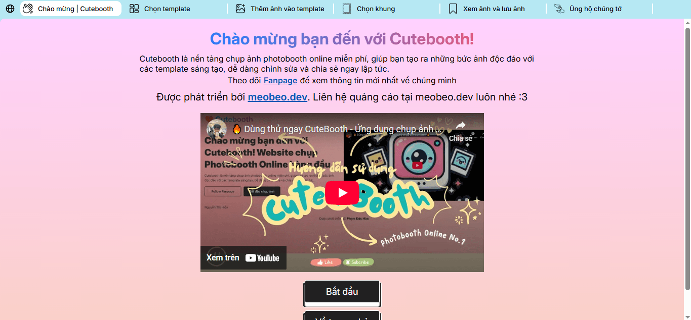 Top 5+ Website Chụp Ảnh Photobooth Online Miễn Phí "Gây Bão" Tại Việt Nam (2025) 6 Website Chụp Ảnh Photobooth Online Miễn Phí