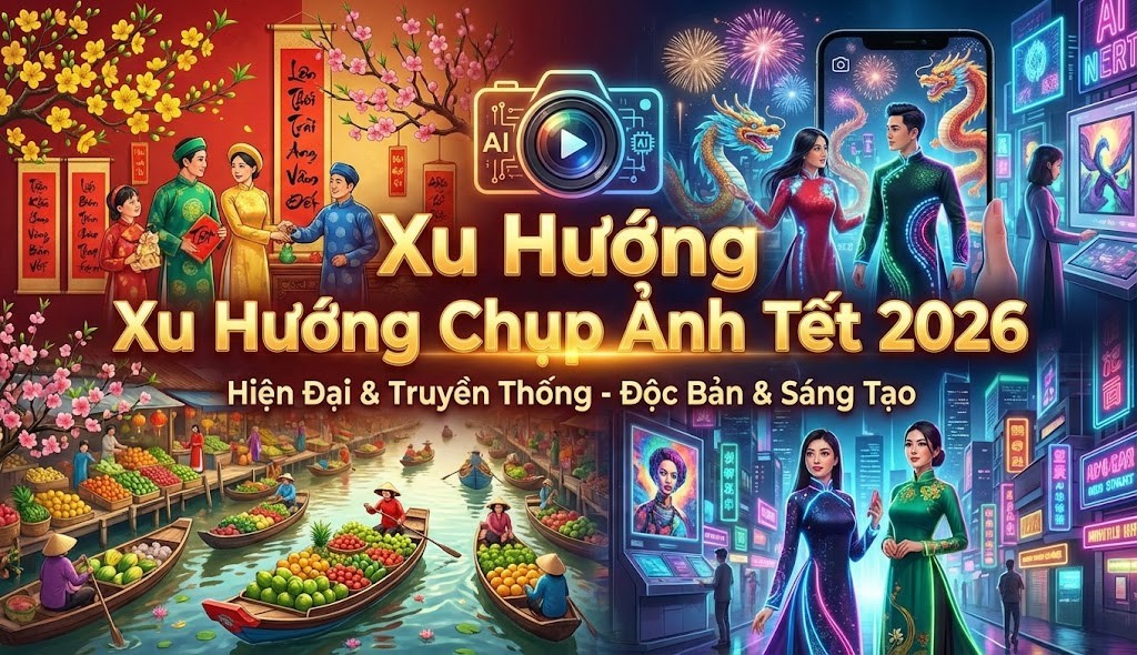 Chụp ảnh tết 2026