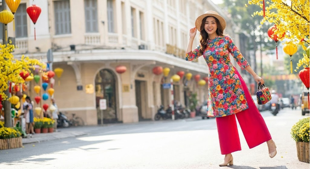 Chụp ảnh tết 2026