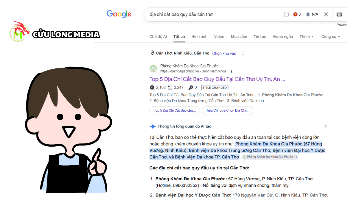 Dịch vụ seo cần thơ